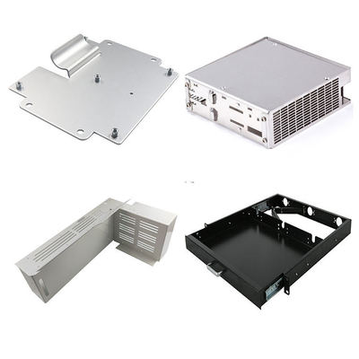 Thickness 1mm-10mm Sheet Metal Punching Parts Aluminum For Electronic Field