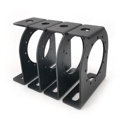 5052 Aluminum Laser Cutting Parts Black Anodize Metal Bending Parts