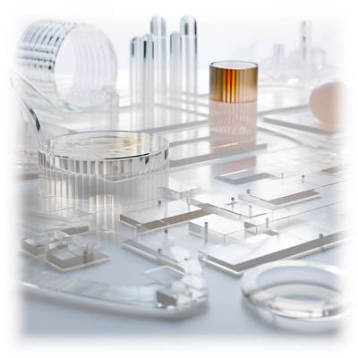 Transparent Material 3D Printing Parts High Tolerance 3d Printed Aluminum For Show