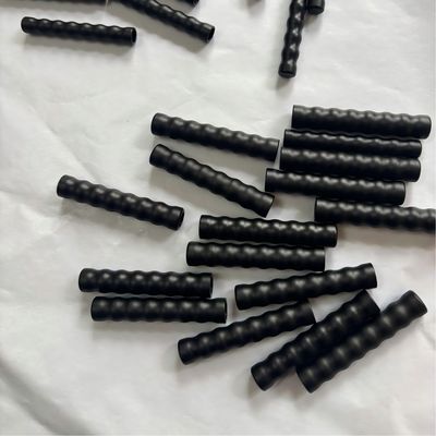 High Precision CNC Turning Parts with Black Anodize Aluminum for Electronics - 7-25 Days Lead Time