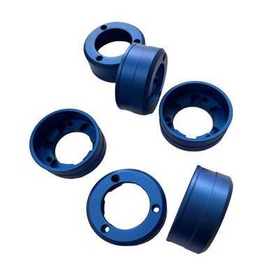 Customized Aluminum CNC Turning Parts with Blue Oxidation for High Precision Machined Components