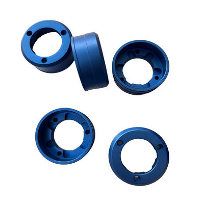 Customized Aluminum CNC Turning Parts with Blue Oxidation for High Precision Machined Components