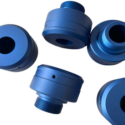 Customized Size Aluminum CNC Turning Parts with Blue Oxidation Surface Treatment