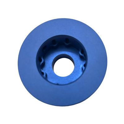 Competitive Price Blue Oxidation Surface Treatment Aluminum CNC Turning Parts with Customized Size