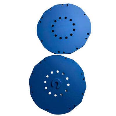 Customized Size Aluminum CNC Spare Parts with Blue Oxidation Surface Treatment and High Precision Tolerance