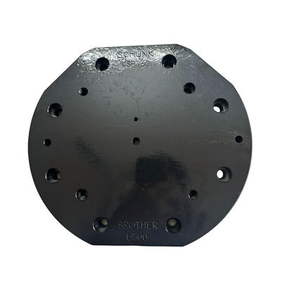 Customized Size Steel CNC Spare Parts with Blackened Surface Treatment