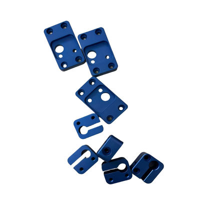 Blue Oxidation CNC Milling Parts with 7-35 Working Days Lead Time and +/-0.002~0.005mm Precision