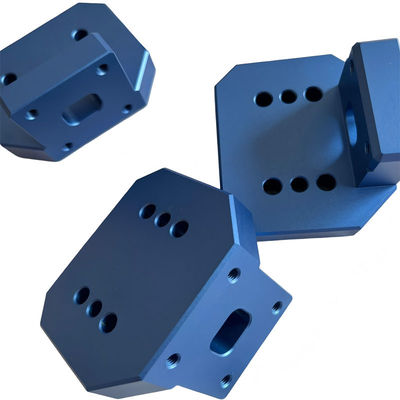 High Precision CNC Milling Parts with Blue Oxidation Surface Finish and 100% Inspection