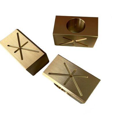 Aluminum CNC Milling Parts with Gold Anodizing 100% Inspection and 7-35 Working Days Lead Time