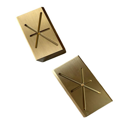 Aluminum CNC Milling Parts with Gold Anodizing 100% Inspection and 7-35 Working Days Lead Time