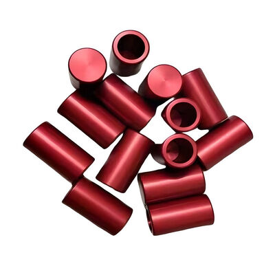 Custom Red Oxidation CNC Turning Parts with ISO9001 Certification and Customized Sizes for Precision Machined Components