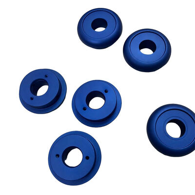 ISO9001 Certified High Precision CNC Turning Parts with Blue Anodizing Surface Finish