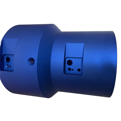 Precision CNC Turning Parts with ±0.002~0.005mm Tolerance and Blue Oxidation Surface Finish for Hydraulic Systems
