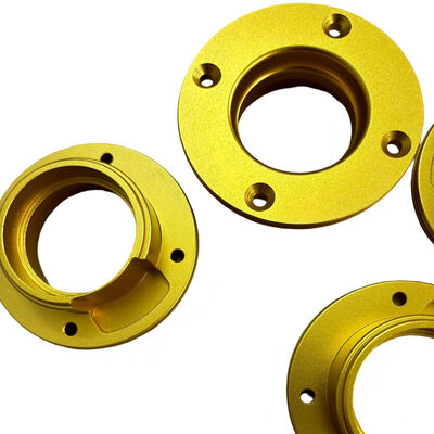 Gold Oxidation Surface Finish CNC Turning Parts with High Tolerance and ISO9001 Certification
