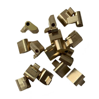 Precision CNC Machined Brass Sensor Mount Bracket with High Tolerance and ISO9001 Certification