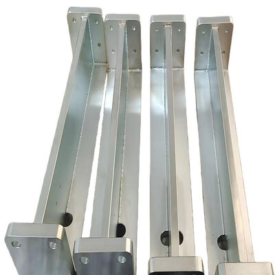 Precision CNC Milled Aluminum 6061 Mounting Bracket with ±0.002~0.005mm Tolerance and ISO9001 Certification