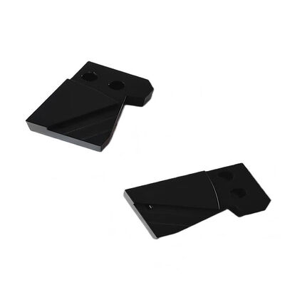 Precision CNC Spare Parts with Black Oxidation Surface Finish, ±0.002~0.005mm Tolerance, ISO9001:2015 Certified