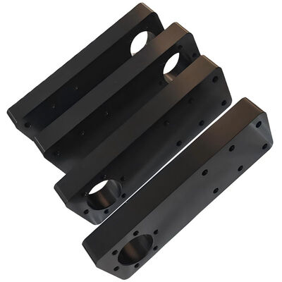 5-Axis CNC Milled Prototype with Black Oxidation Surface Finish and ±0.002~0.005mm Tolerance ISO9001 Certified