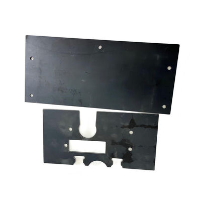 Precision CNC Milled Front Panel with Engraved Text and ±0.002~0.005mm Tolerance ISO9001 Certified