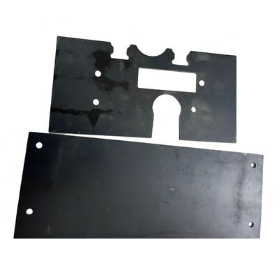 Precision CNC Milled Front Panel with Engraved Text and ±0.002~0.005mm Tolerance ISO9001 Certified