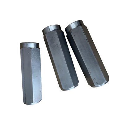 High Precision CNC Turning Milling Parts Aluminum Hydraulic Fittings with ±0.002~0.005mm Tolerance ISO9001 Certified and 100% Inspection