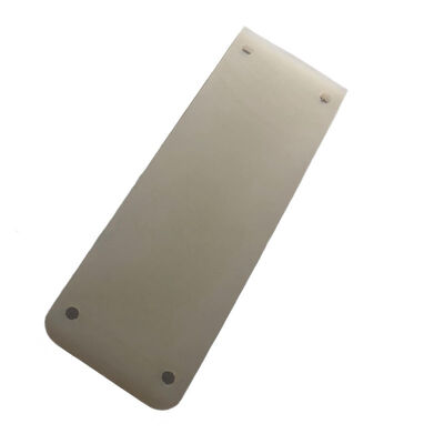 White Acetal CNC Milled Back Panel for Server Rack with ±0.002~0.005mm Tolerance and ISO9001 Certification