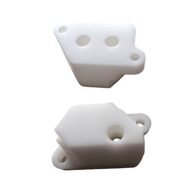 White Acetal CNC Machining Parts with Custom Engraving and ±0.002~0.005mm Tolerance Precision