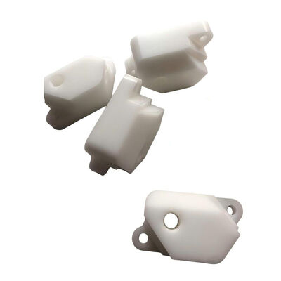 White Acetal CNC Machining Parts with Custom Engraving and ±0.002~0.005mm Tolerance Precision