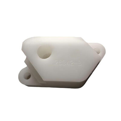 White Acetal CNC Machining Parts with Custom Engraving and ±0.002~0.005mm Tolerance Precision