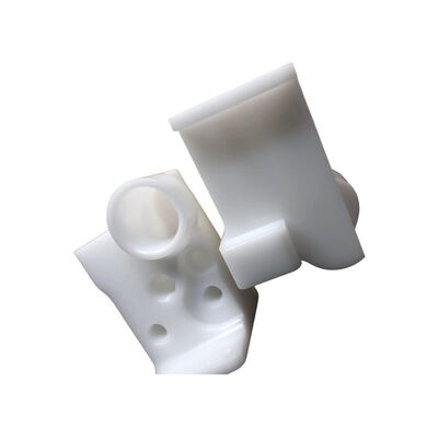 Custom Precision CNC Machining Parts with White Acetal Material and ±0.002~0.005mm Tolerance for Electronics Box