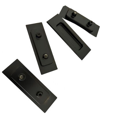 Custom CNC Milling Parts with Black Powder Coating, ±0.002~0.005mm Tolerance, and ISO9001 Certified for Automotive Applications