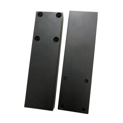 5-Axis CNC Milled Bracket with ±0.002~0.005mm Tolerance and Black Oxidation Finish