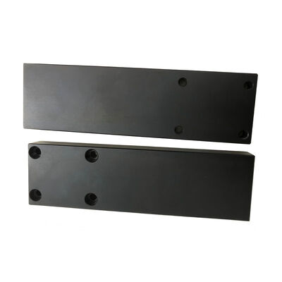 5-Axis CNC Milled Bracket with ±0.002~0.005mm Tolerance and Black Oxidation Finish