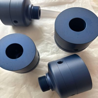 Precision CNC Turning Parts with Hard Blue Anodize and 7-35 Days Lead Time for High Tolerance Applications