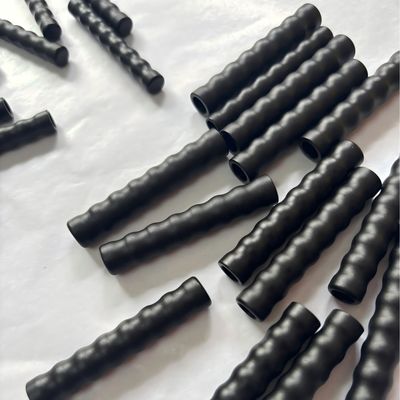 High Precision CNC Turning Parts with Black Anodize Aluminum for Electronics - 7-25 Days Lead Time