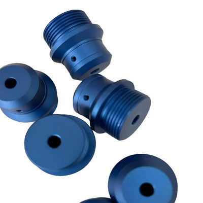 Customized Size Aluminum CNC Turning Parts with Blue Oxidation Surface Treatment