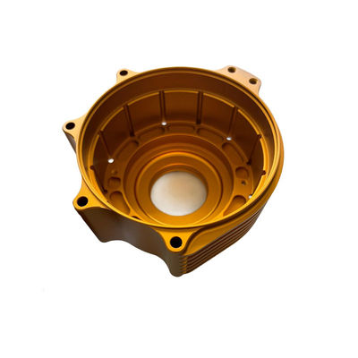 Customized Size CNC Turning Milling Parts with Gold Oxidation Surface Treatment and 100% Inspection