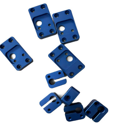 Blue Oxidation CNC Milling Parts with 7-35 Working Days Lead Time and +/-0.002~0.005mm Precision