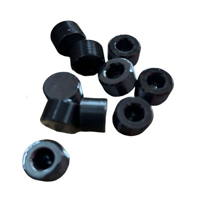 Customized Size Steel CNC Turning Parts with Blackened Surface Treatment and OEM/ODM Service