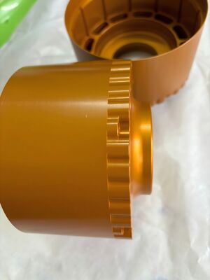 Gold Anodize Aluminum CNC Turning Milling Parts with Engineering Support and Customized Precision