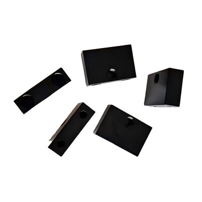 Customized Steel CNC Milling Parts with Blackened Surface Finish, ISO9001 Certified, and +/-0.002~0.005mm Tolerance