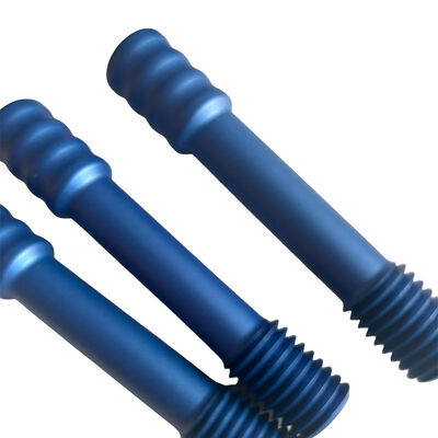 High Precision Aluminum CNC Spare Parts with Blue Oxidation Surface Treatment and Customized Sizes