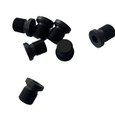 Precision CNC Turning Parts with Black Oxidation and +/-0.002~0.005mm Tolerance ISO9001 Certified