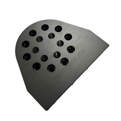 Precision CNC Spare Parts Aluminum 6061 Mounting Bracket with ±0.002~0.005mm Tolerance and ISO 9001:2015 Certification