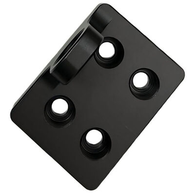 Precision Aluminum CNC Milled Components with Black Oxidation Surface Finish
