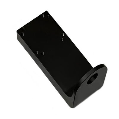 Precision CNC Milling Parts Aluminum 6061 Enclosure with Black Oxidation Finish for Automotive ECU Housing ±0.002~0.005mm Tolerance