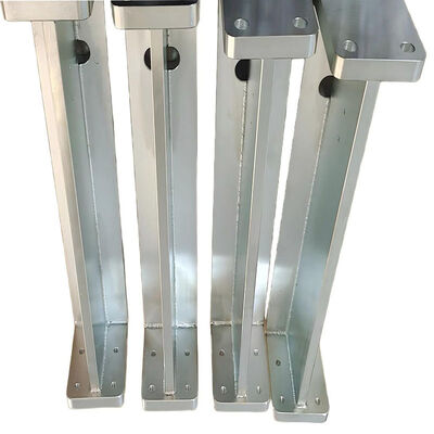 Precision CNC Milled Aluminum 6061 Mounting Bracket with ±0.002~0.005mm Tolerance and ISO9001 Certification