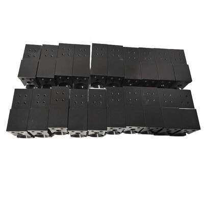 Precision CNC Milled Components with Black Oxidation Surface Finish and ±0.002~0.005mm Tolerance ISO9001 Certified