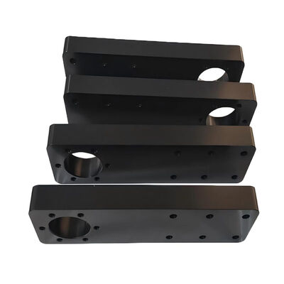 5-Axis CNC Milled Prototype with Black Oxidation Surface Finish and ±0.002~0.005mm Tolerance ISO9001 Certified