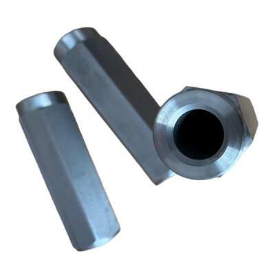 High Precision CNC Turning Milling Parts Aluminum Hydraulic Fittings with ±0.002~0.005mm Tolerance ISO9001 Certified and 100% Inspection